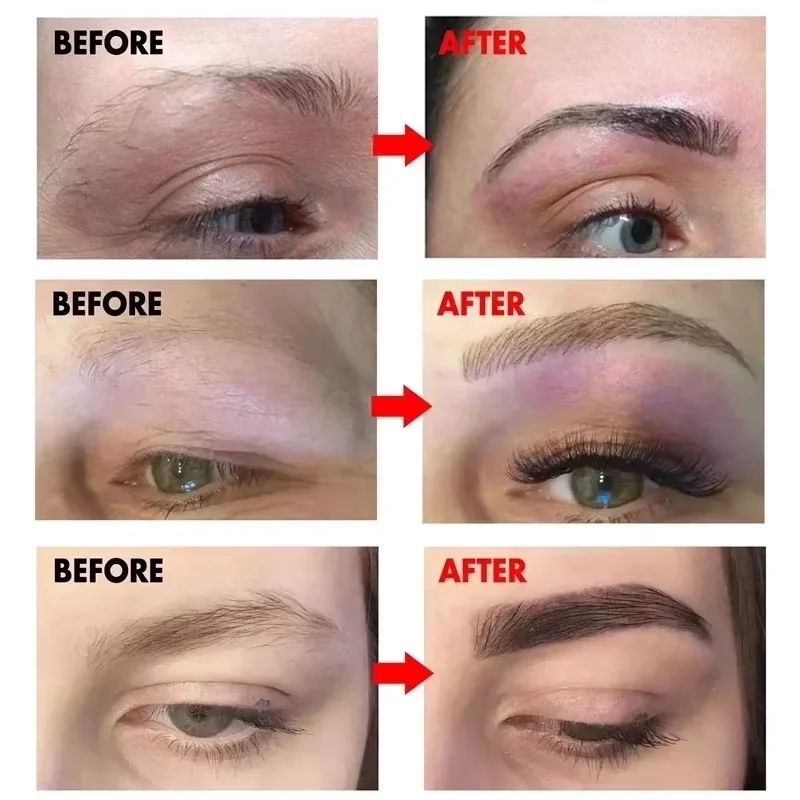 Schnelles Augenbrauenwachstumsserum, Wimpern-Haarwachstum, Anti-Haarausfall-Produkt, verhindert Haarausfall, volleres, dickeres, verlängertes Augenbrauen-Make-up