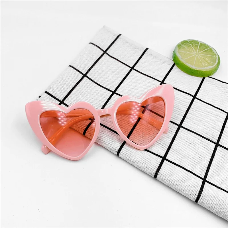 

【Hot Ltem】6 Heart-Shaped Sunglasses, Suitable For Beach Travel, Suitable For Weddings And Bachelor Parties,