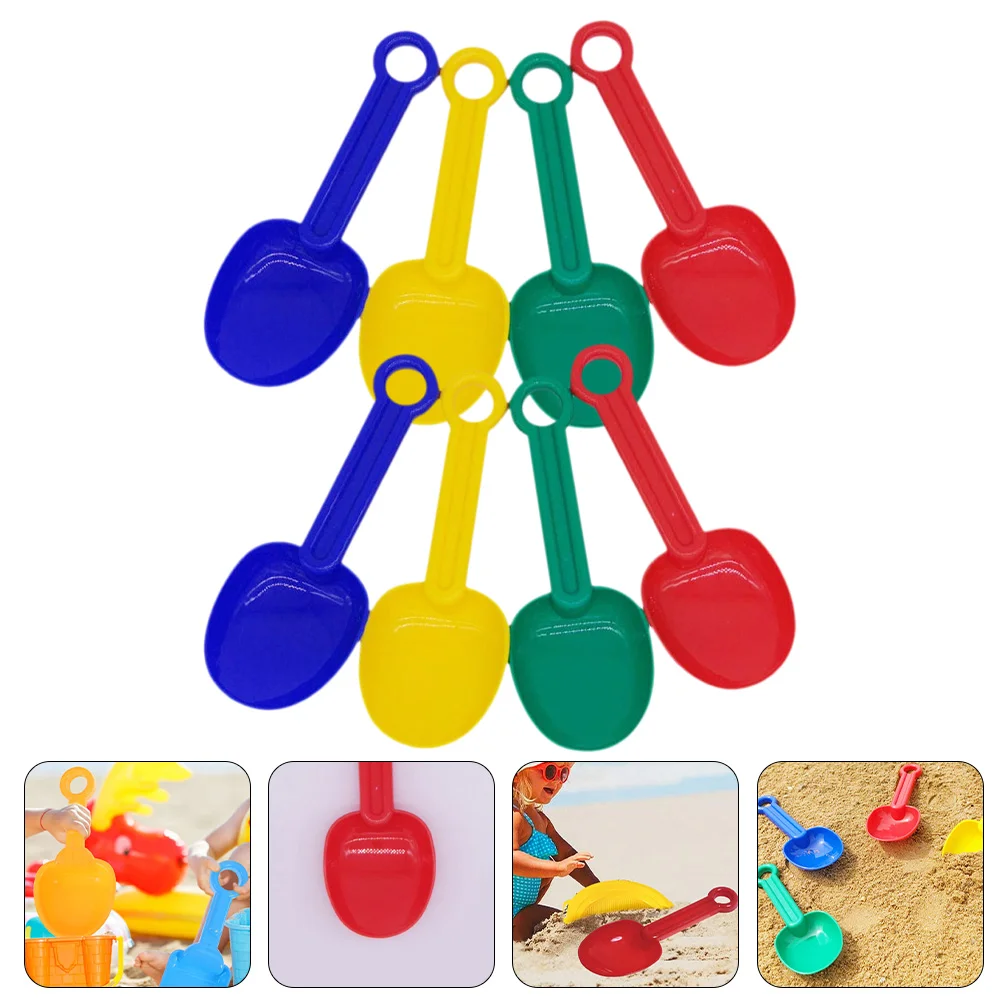 8 Pcs Sand Toy Beach Toys for Toddlers Age 3-5 Shovels Kids Child Outdoor