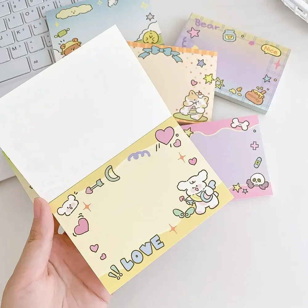 متعددة الوظائف 50 ورقة مذكرة الوسادة أسبوعية لطيف التسمية المفكرة ذاتية اللصق الكرتون رسالة ورقة القرطاسية