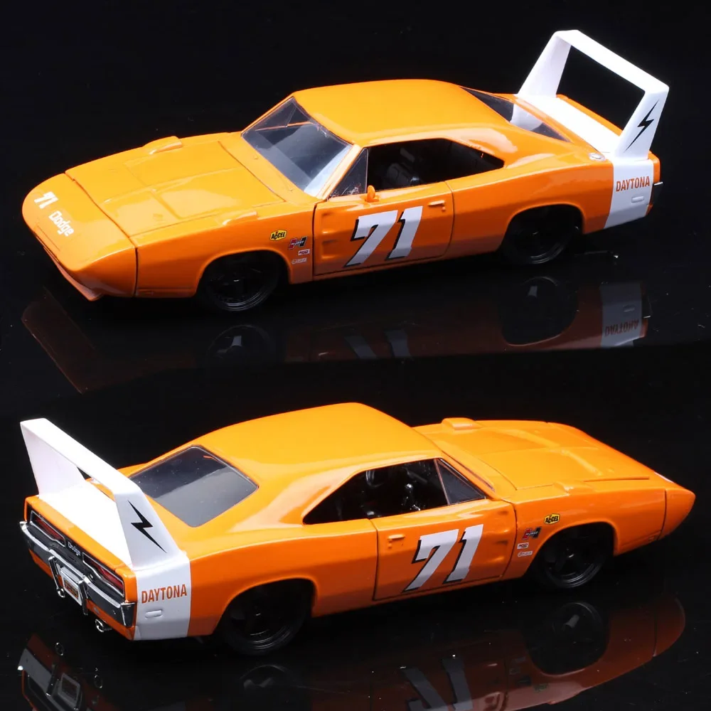 No Box Classic 1/24 Scale Jada Vintage Dodge Charger Daytona 1969 Chevy Muscle Racing Metal Diecasts & Toy Vehicles Model Car