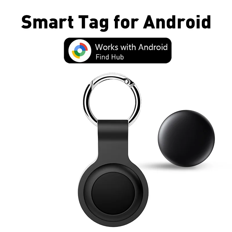 Smart Android Tracker werkt met Google's Find Hub-app voor Samsung Moto Finder Items Security Locator Beschermende schaal Optioneel