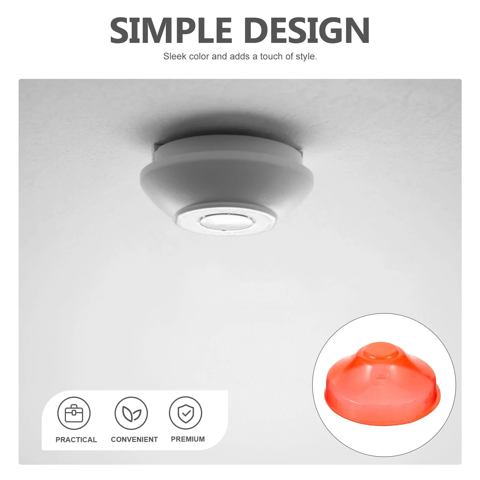 Smoke Dust Cover Alarm Covers for Decorative Plate Smoking Cooking Plastic Caps