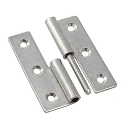 1 Set 2/2.5/3 Inches Stainless Steel Detachable Hinge Slip Joint Flag Lift Off Door Hinge Furniture Hardware