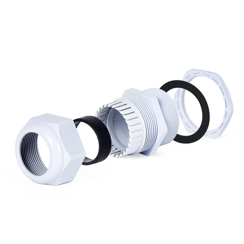 M32 M36 M40 M50 M63 ip68 cable gland joint connector Nylon PA66 wire glanding UL94-VO cable entry gland - Image 2