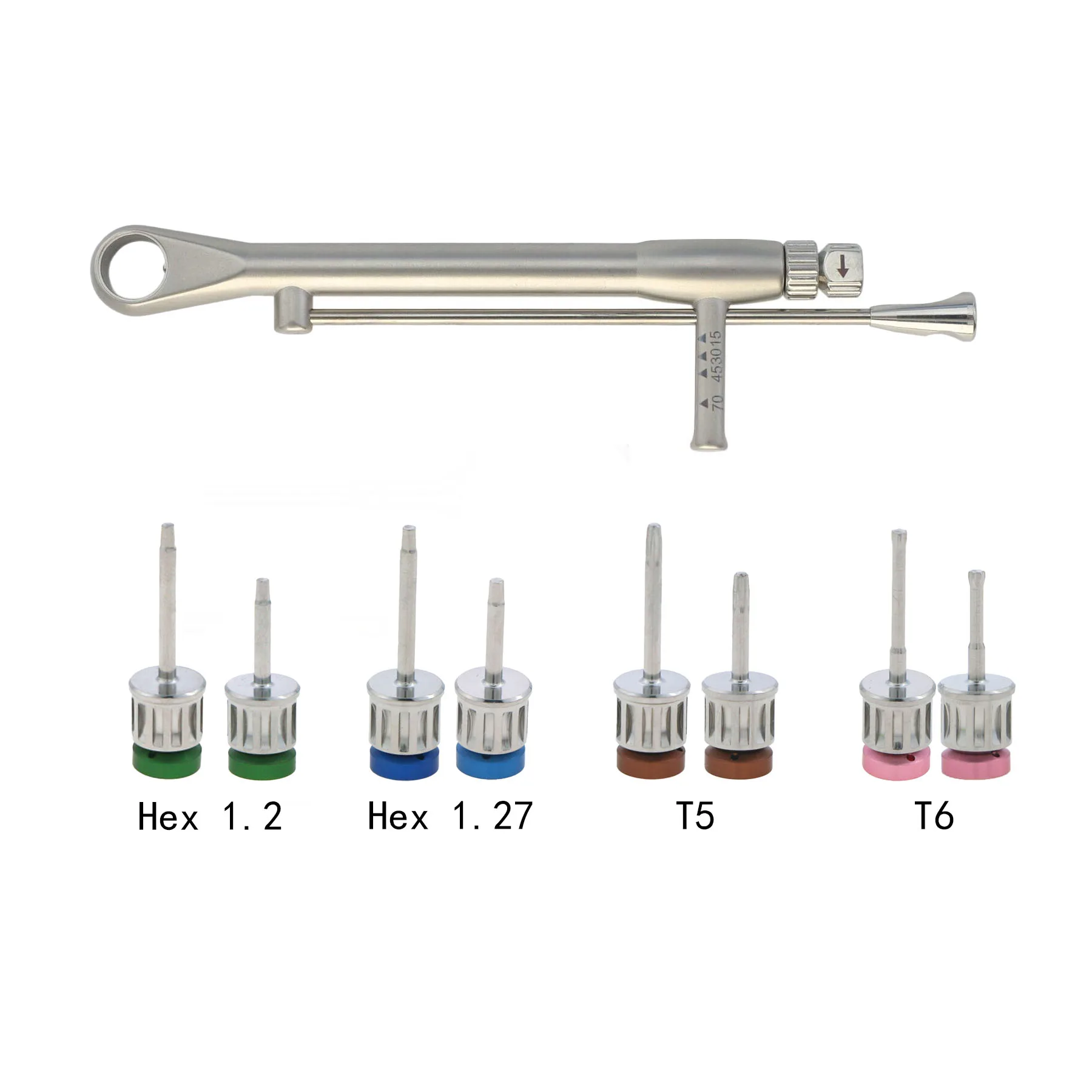 

Universal Dental Implant Screwdriver Abutment Hand Driver Torque Wrench Astra Hex 1.2 Hex 1.27 T5 T6