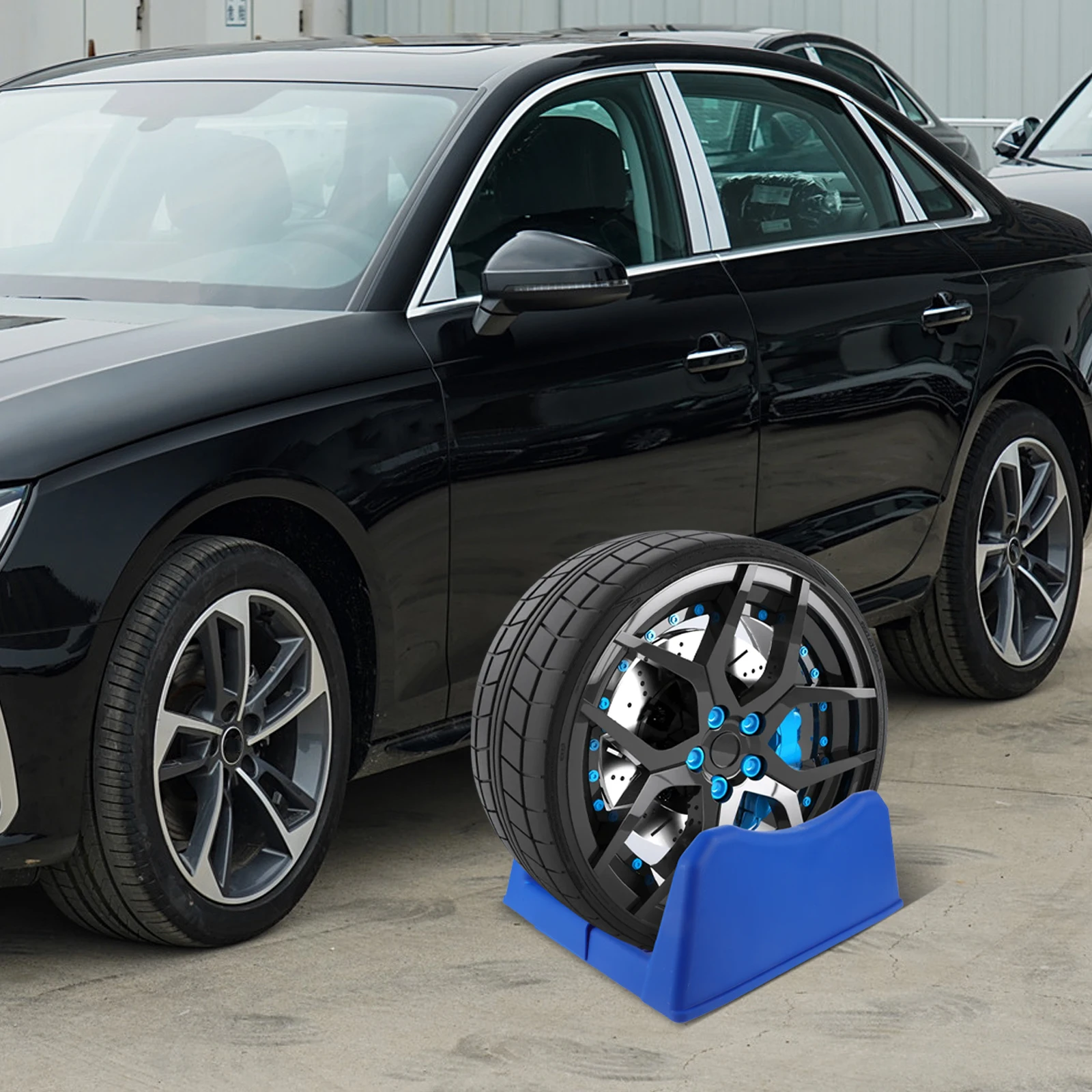 

Tire Display Stand Storage Base Tires Car Support Fixture Retail Rack Plastic Portable