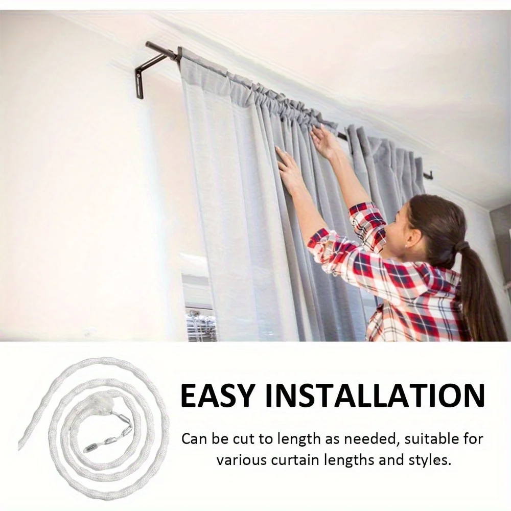 Bleigewichtsseil für Vorhänge, Wohnzimmer-Vorhangzubehör, Fenstervorhang-Accessoires, Hängedekoration