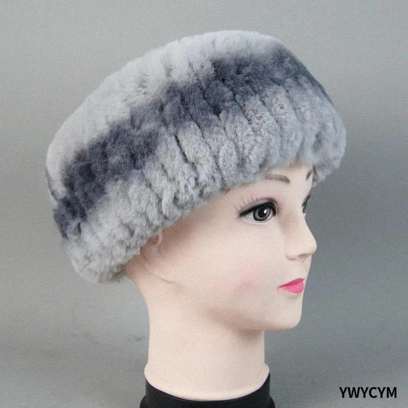 Good Elastic Winter Real Rex Rabbit Fur Neck Warmer Wraps Women Knitted Genuine Rex Rabbit Fur Scarves Female Knit Fur Headbands