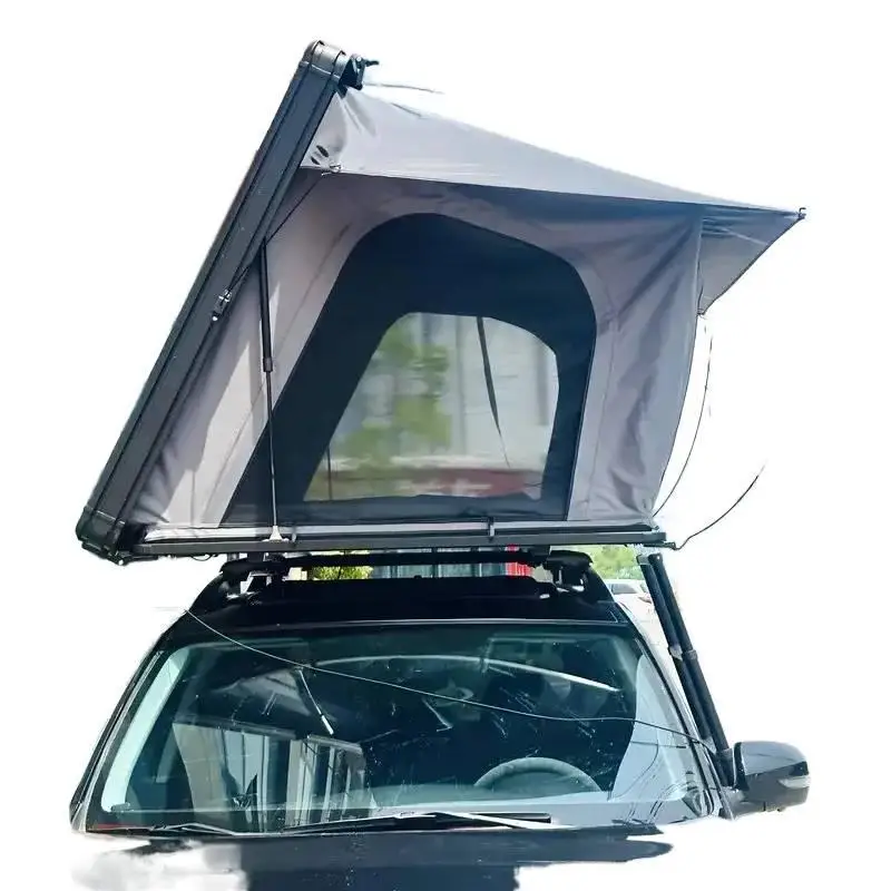 

Hot Selling Automatic Folding Off-Road Aluminium Shell Camping Car Roof Top Tent