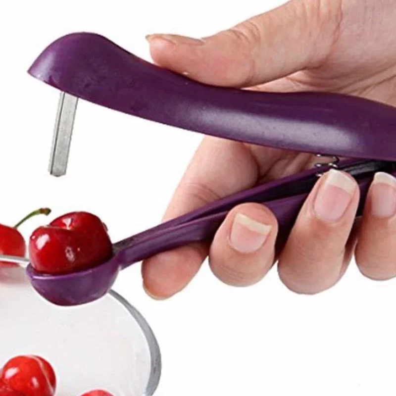 

Brand new cherry fruit kitchen pit remover olive pit pit tool seed tool fruit and vegetable tool cherry pit remover Onion cutter