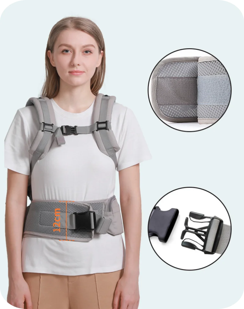 Ergonomic Omni 360 All-Position Baby Carrier for Newborn to Toddler with Lumbar Support (7-45 Pounds) Ideal for Hands-Free