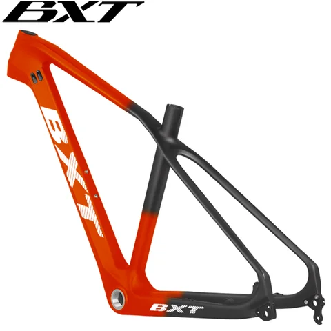 BXT T1000 탄소 프레임 MTB 27.5 산악 자전거 하드테일 프레임 142*12mm/139*9 스루 액슬 29er*2.3 MTB 자전거 프레임