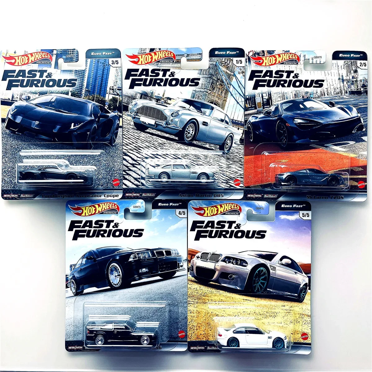 Original Hot Wheel Fast & Furious Series Premium Sports Car Models 1/64 Metal Nissan Skyline Toys for Boys Acura NSX Rubber Tyre