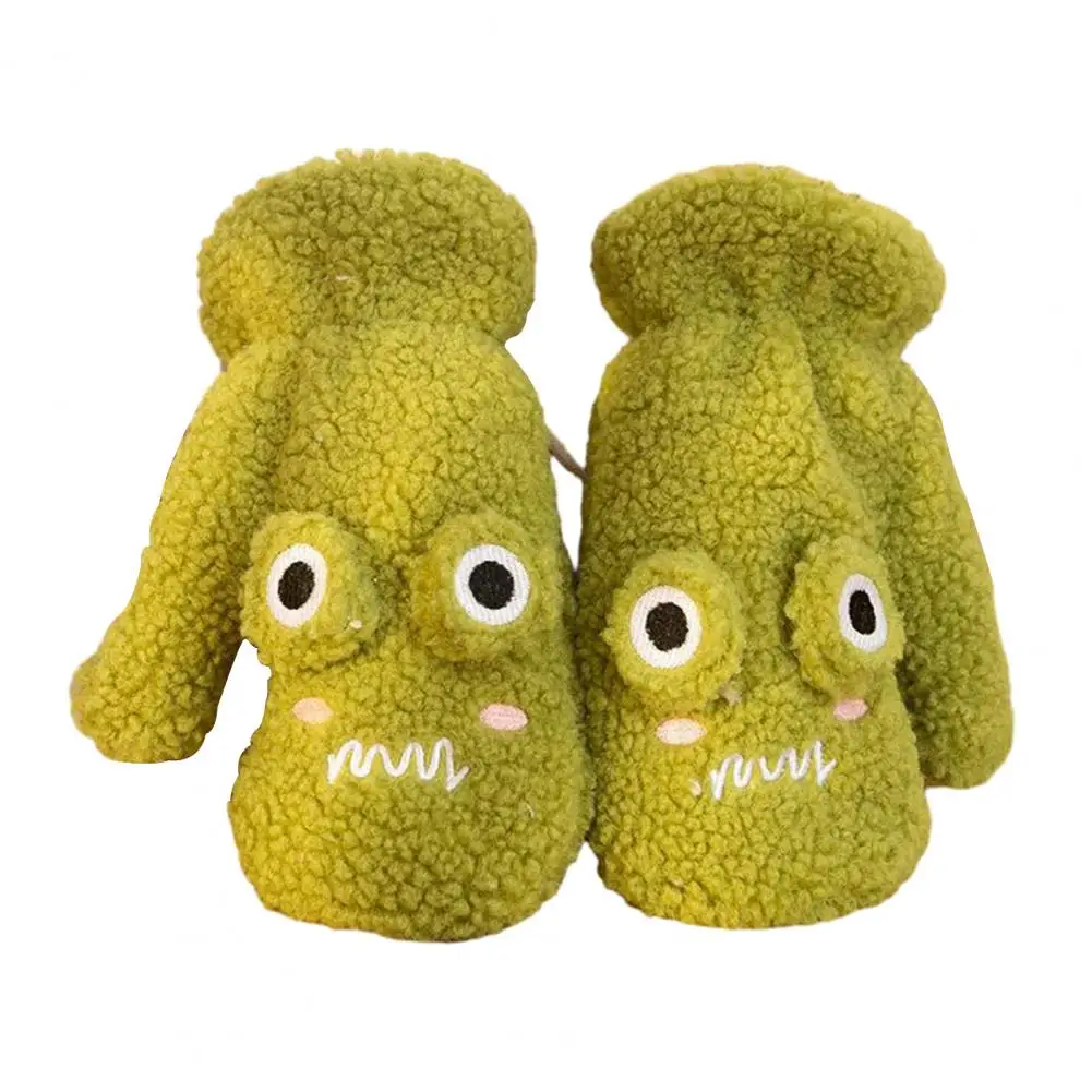 1 Pair   Cute frog shape design, solid color simple design, versatile and fashionable