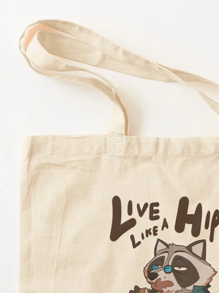 عش مثل الهبي، أكل مثل القمامة الباندا حمل حقيبة حمل حقيبة جامعة القماش حقيبة قماش ستوتي حمل الحقائب الرجال