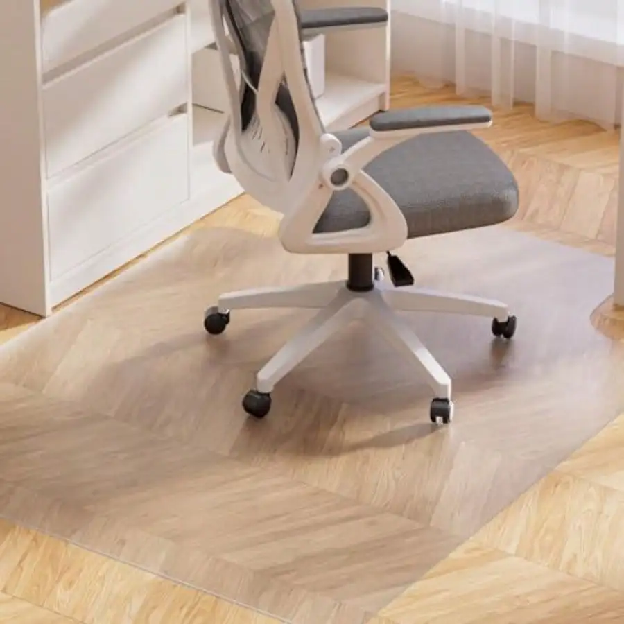 

Desk Chair Mat for Hardwood Floor 48"×36" Office PVC Computer Chair Mat Floor Protector for Rolling Chairs
