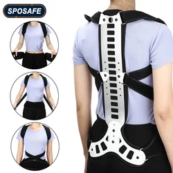 Back Brace Posture Corrector Women Men Adjustable Back Support Belt for Full Back Scoliosis & Hunchback Correction, Pain Relief