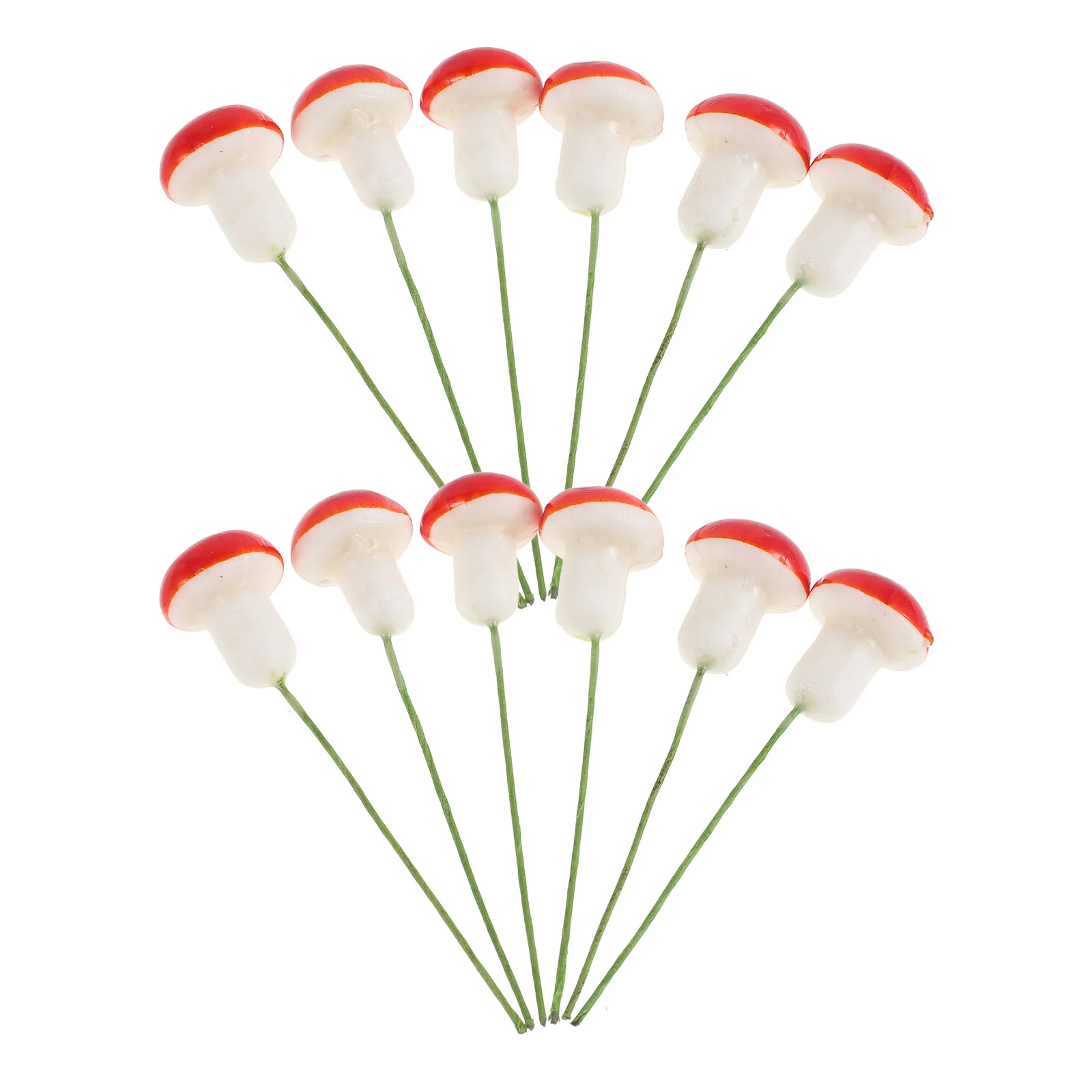 

12PCS Christmas Ornaments Mushroom Decorations for Tree Hanging Felt Holiday Garden Party Exquisite Simulation Colorful