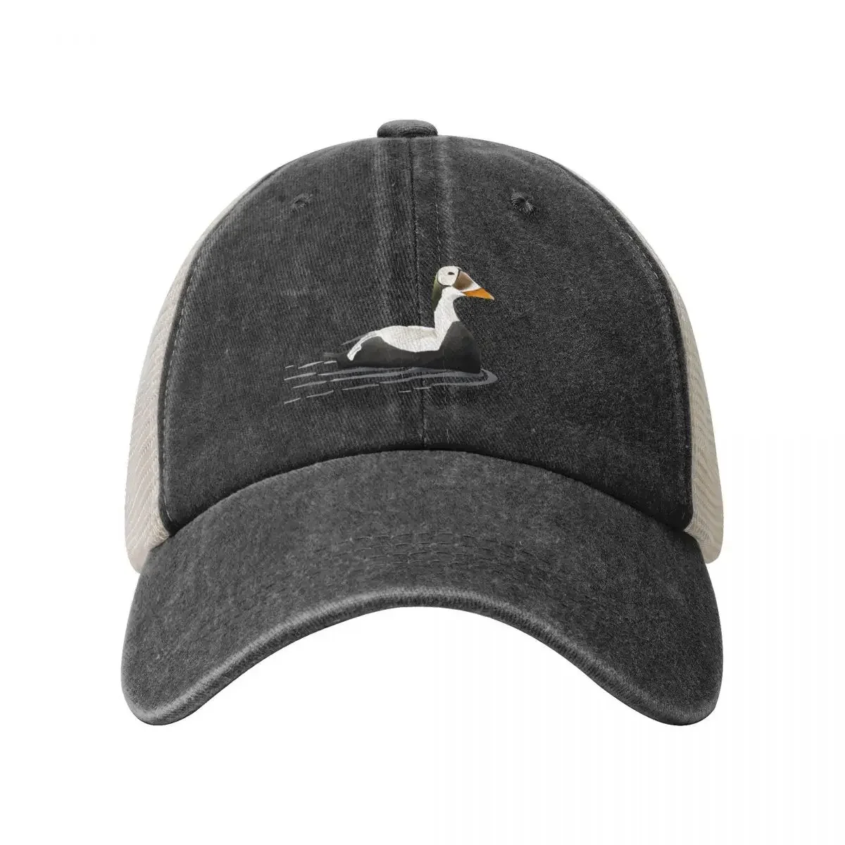 Swimming adult male Spectacled Eider Baseball Cap Trucker Cap New Hat Men Caps Women's