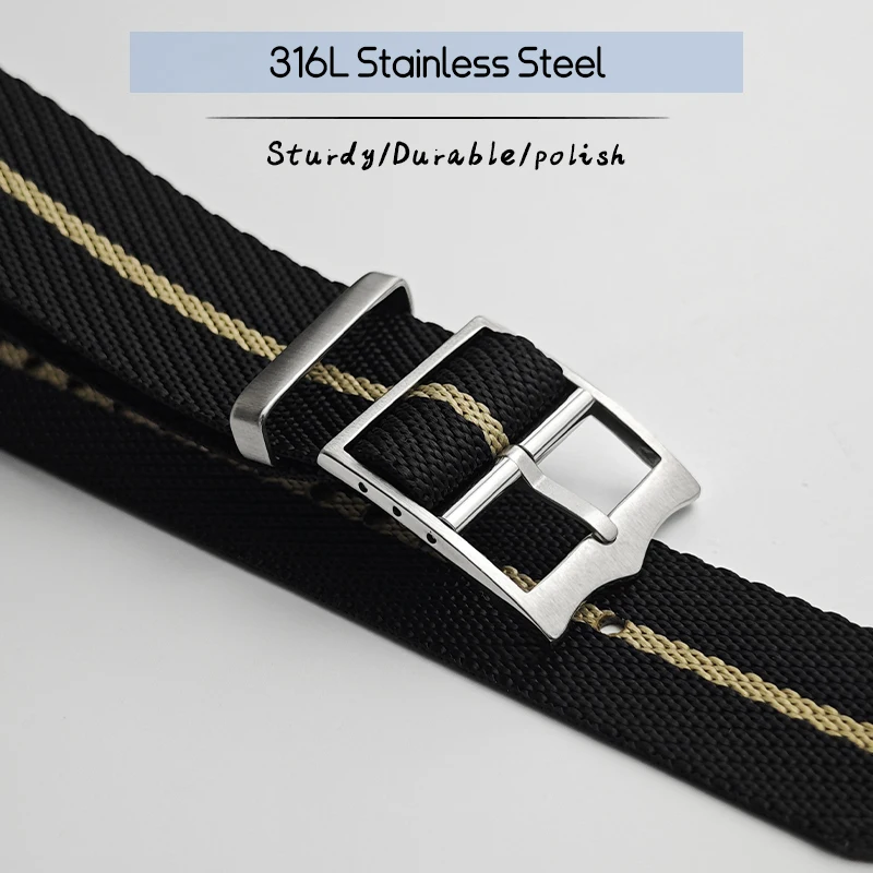 Nylon Watch Strap 20mm 22mm for Tudor Black Bay 1958 Heritage NATO Seiko Hamilton Certina Moonswatch Canvas Soft Band Bracelets