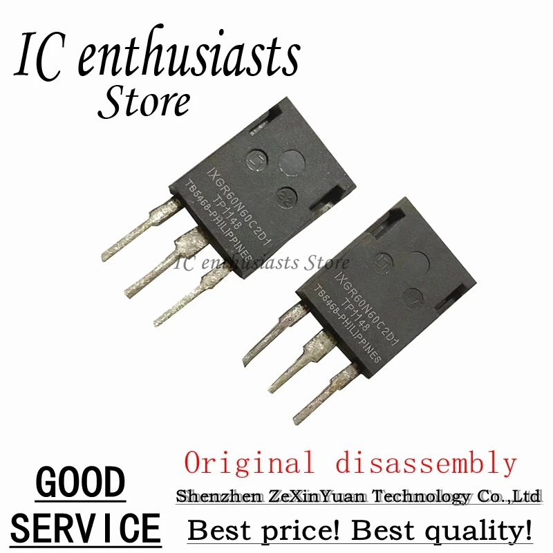 5PCS-20PCS IXGR60N60C2 IXGR60N60C2D1 600V 75A TO-247 Original disassembly