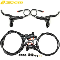 ZOOM E-Bike 4-Piston Hydraulic Disc Brakes Front & Rear Power-Off Bicycle Left Front Right Rear Hydraulic Disc Brake Bike Parts