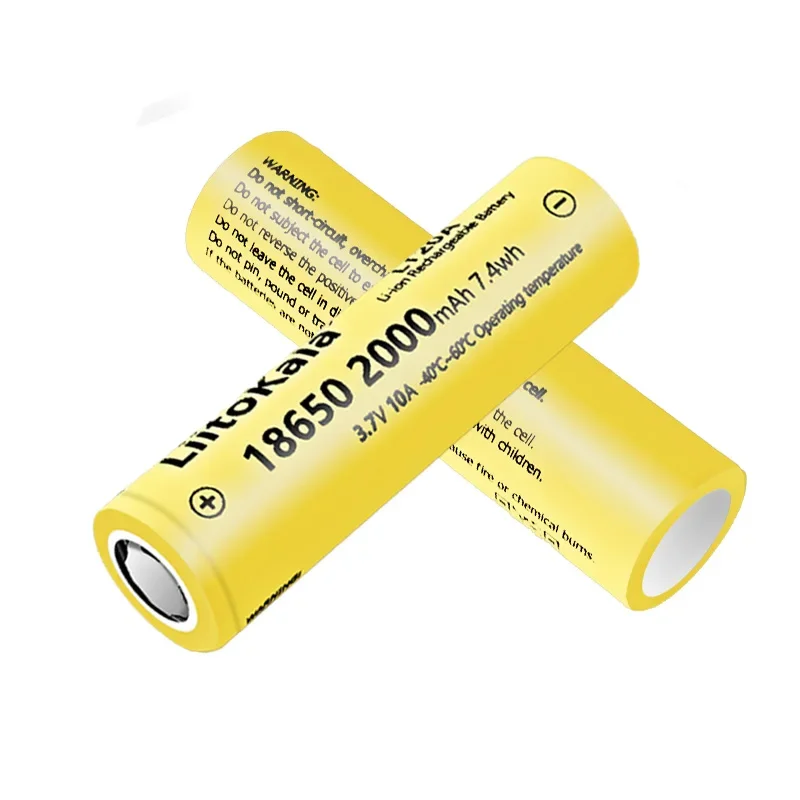 6pcs LiitoKala LT20A  18650 3.7V 2000mAh low temperature Rechargeable Battery 10A for Torch Flash Light Electronic Tools