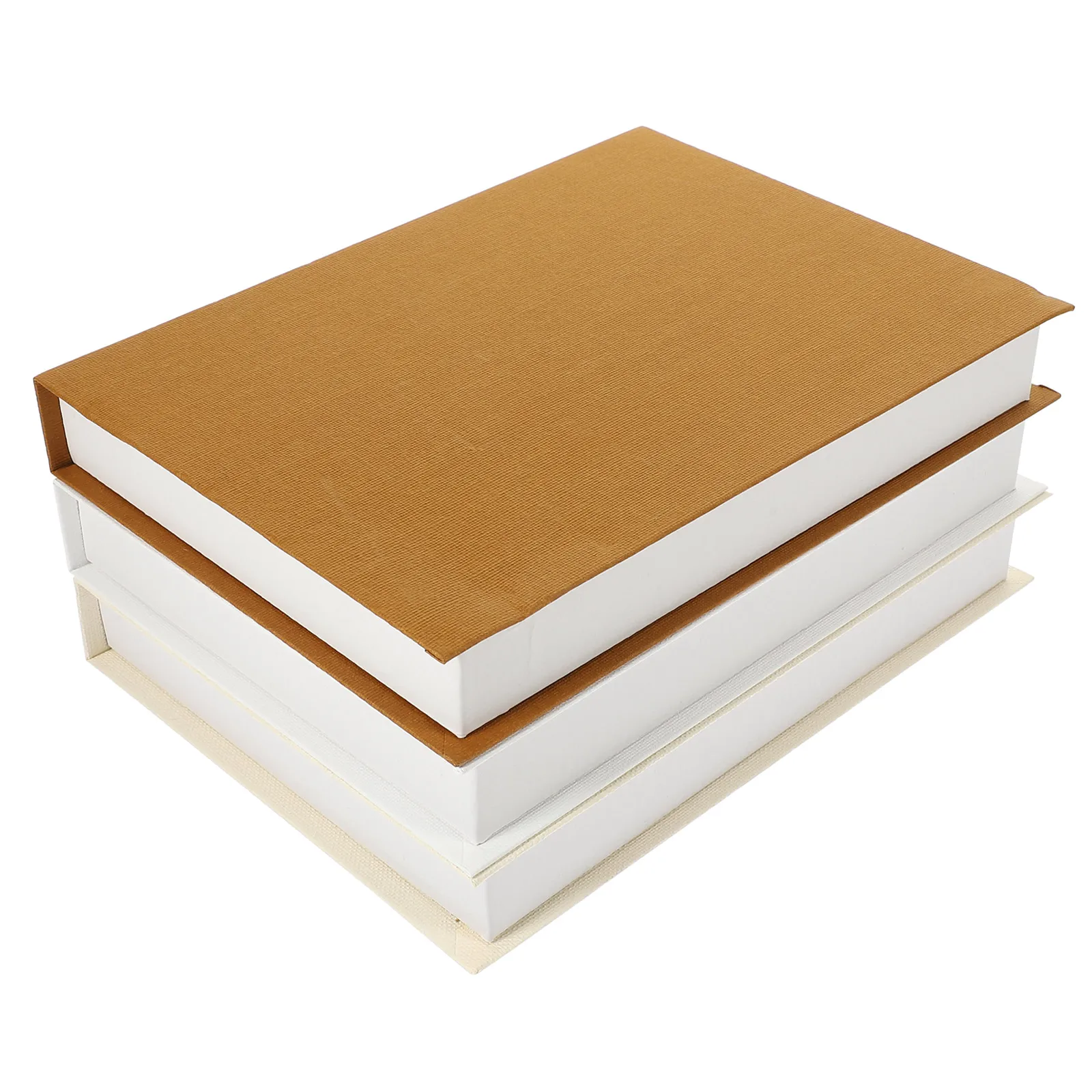 

3pcs Simulation Book Home Decoration Fake Book Decor Room Display Prop Aesthetic Bookshelf Mantel Retro Style
