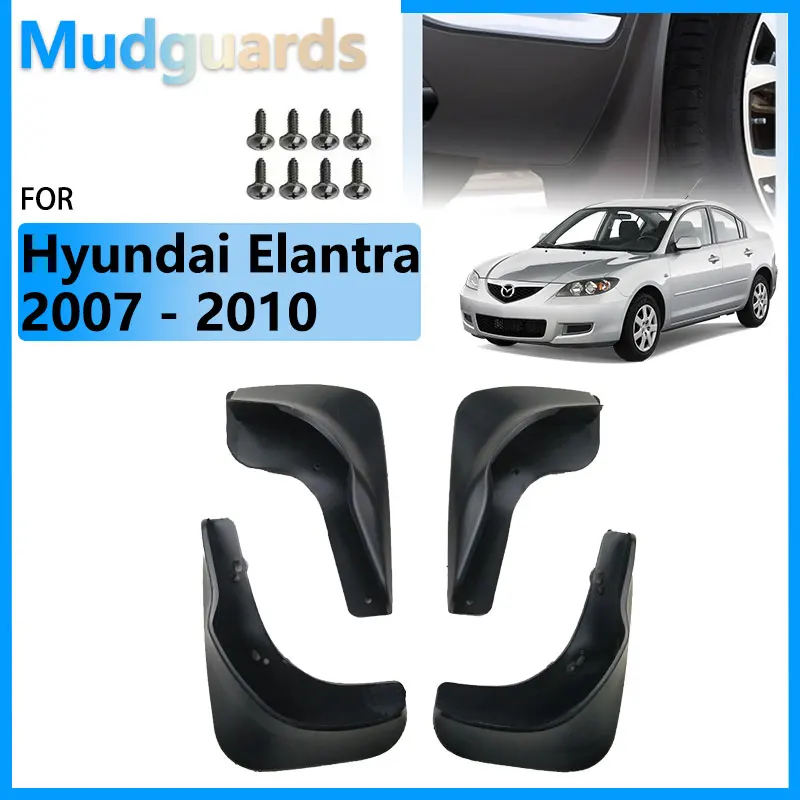 

Mudguards For Hyundai Elantra HD Hyundai Avante 2007 2008 2009 2010 Accessories Mud Flaps Front Rear Wheel Splash Guards Fender