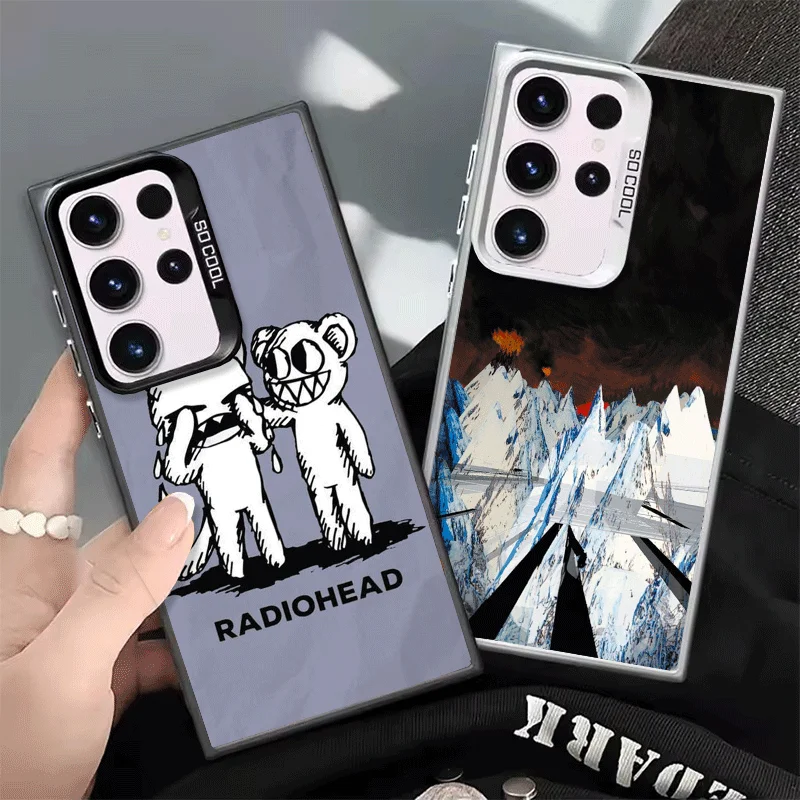 R-Radiohead Bnad Shockproof Phone Case for Samsung Galaxy S26 Edge S25 Ultra S24 FE S23 Plus S21 Cover Anti Fall Fundas
