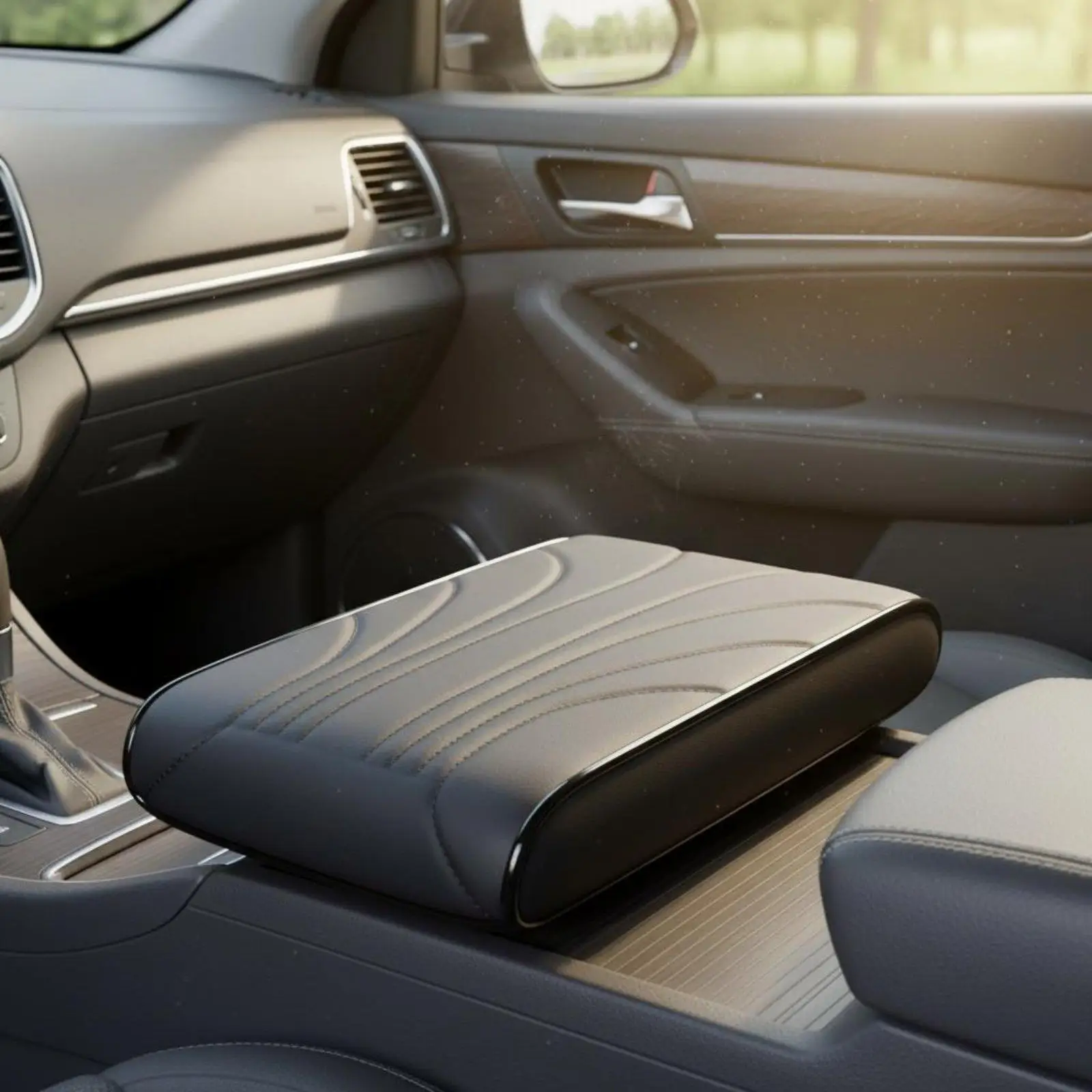 Car Armrest Pad Pressure Relief Center Console Armrest Pillow Universal Suitable for Console Elbow Rest for long distances