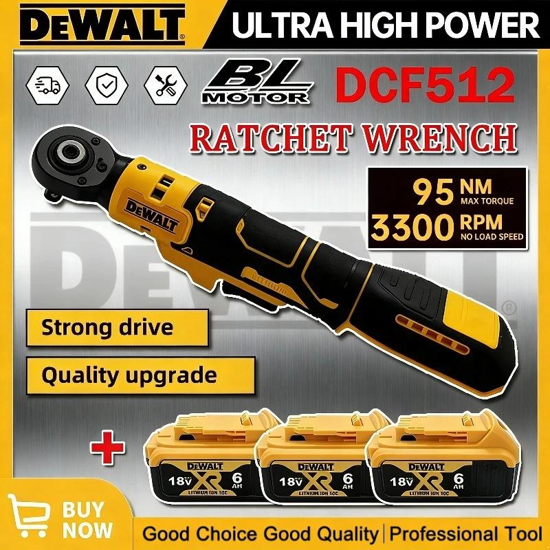 

Dewalt DCF512 1/2 Inch 3/8 Inch Cordless Electric Brushless Ratchet Wrench Impact Wrench Lightweight Cordless Power Tool