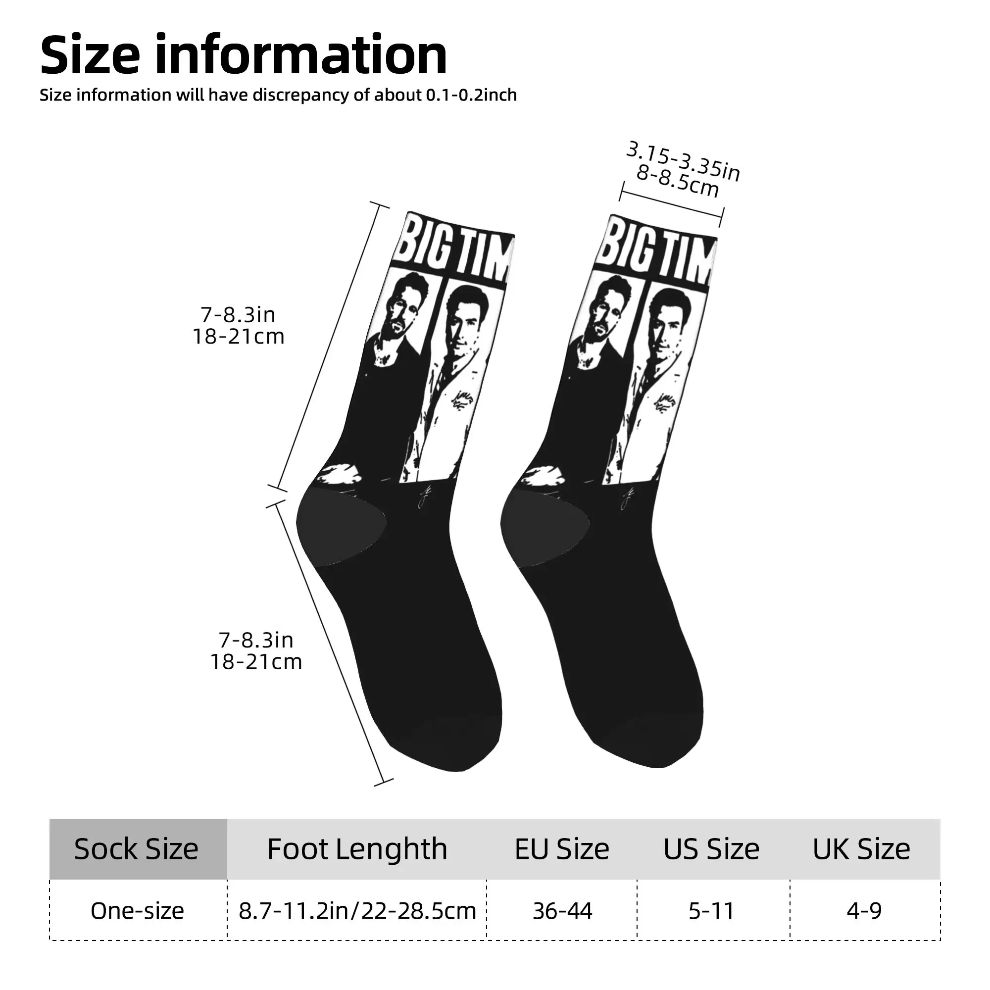 كبير الوقت الاندفاع الجوارب الخريف جوارب الموسيقار مضحك الرجال جوارب ناعمة متوسطة مطبوعة الدراجات مكافحة العرق الجوارب #5