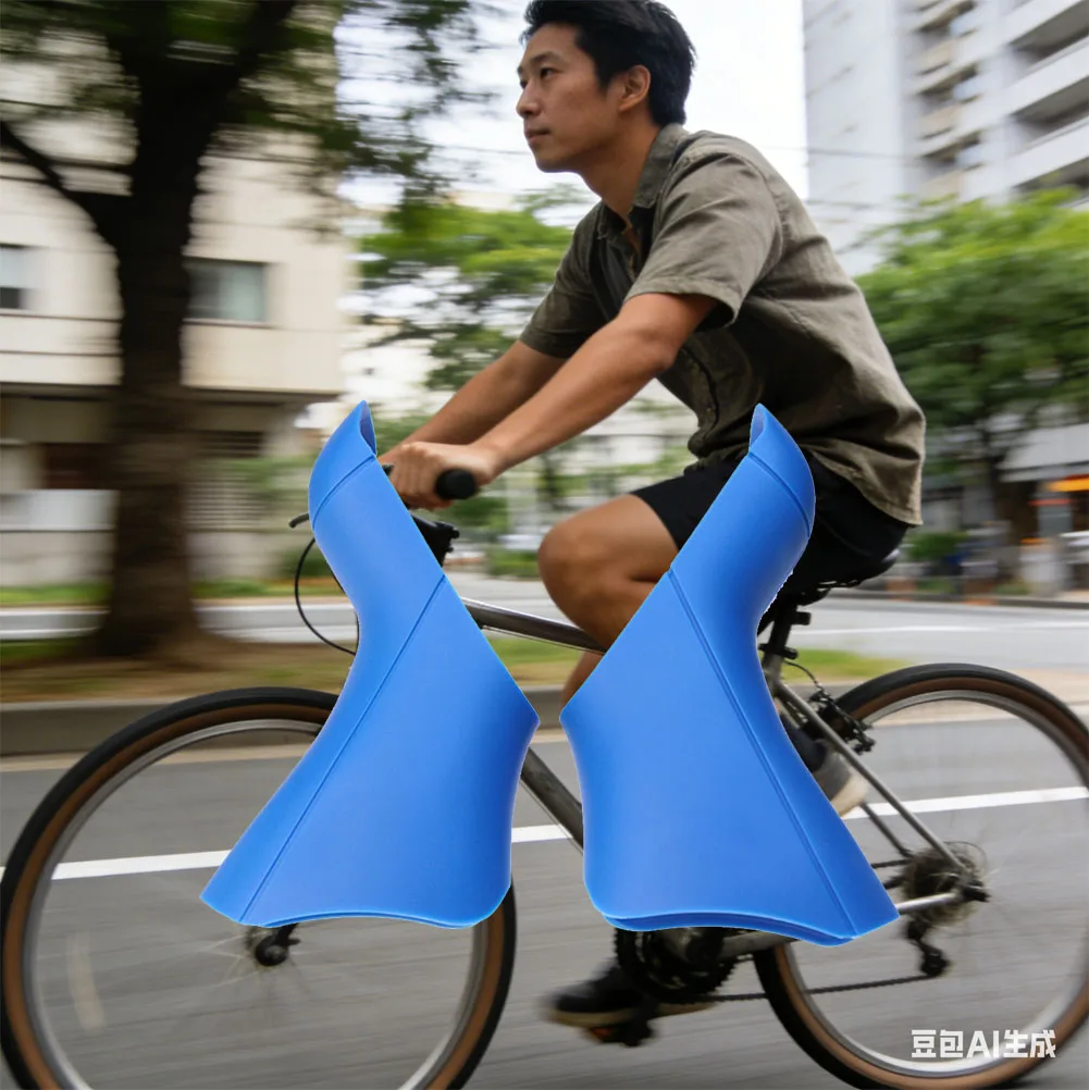 Capa protetora de silicone para alavanca de freio de bicicleta, 2 peças, para ST-2400/3500/4500, acessórios para alavancas de câmbio