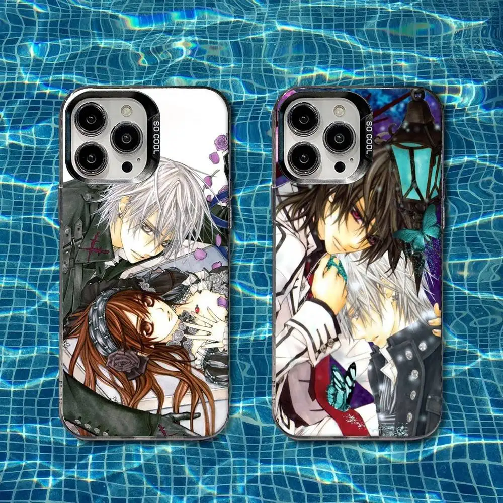

Vampire knight Anime Phone Case For iPhone 16,15,14,13,12,11,8,7,Pro,Max,Plus,Mini,XS,SE Shockproof Matte Cover