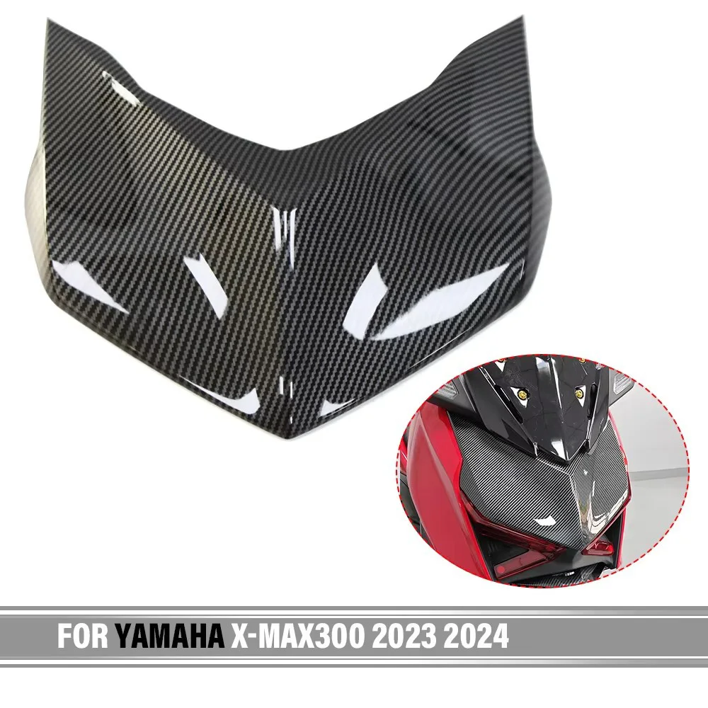

For Yamaha X-MAX 300 2023 XMAX 300 2024 Motorcycle Front Headlight Headlamp Upper Front Headlight Cover Motorcycle Accessories