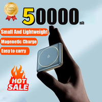 50000mAh Large Capacity Super Fast Charging Portable Power Bank Magnetic Wireless Charging Power Bank Mobile Power Bank