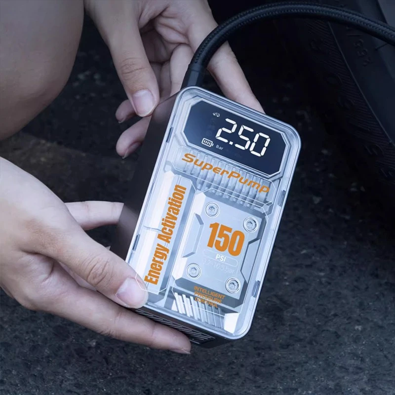 

Автомобильный воздушный насос Портативный автомобильный воздушный насос высокой мощности Электрический беспроводной воздушный насос для шин