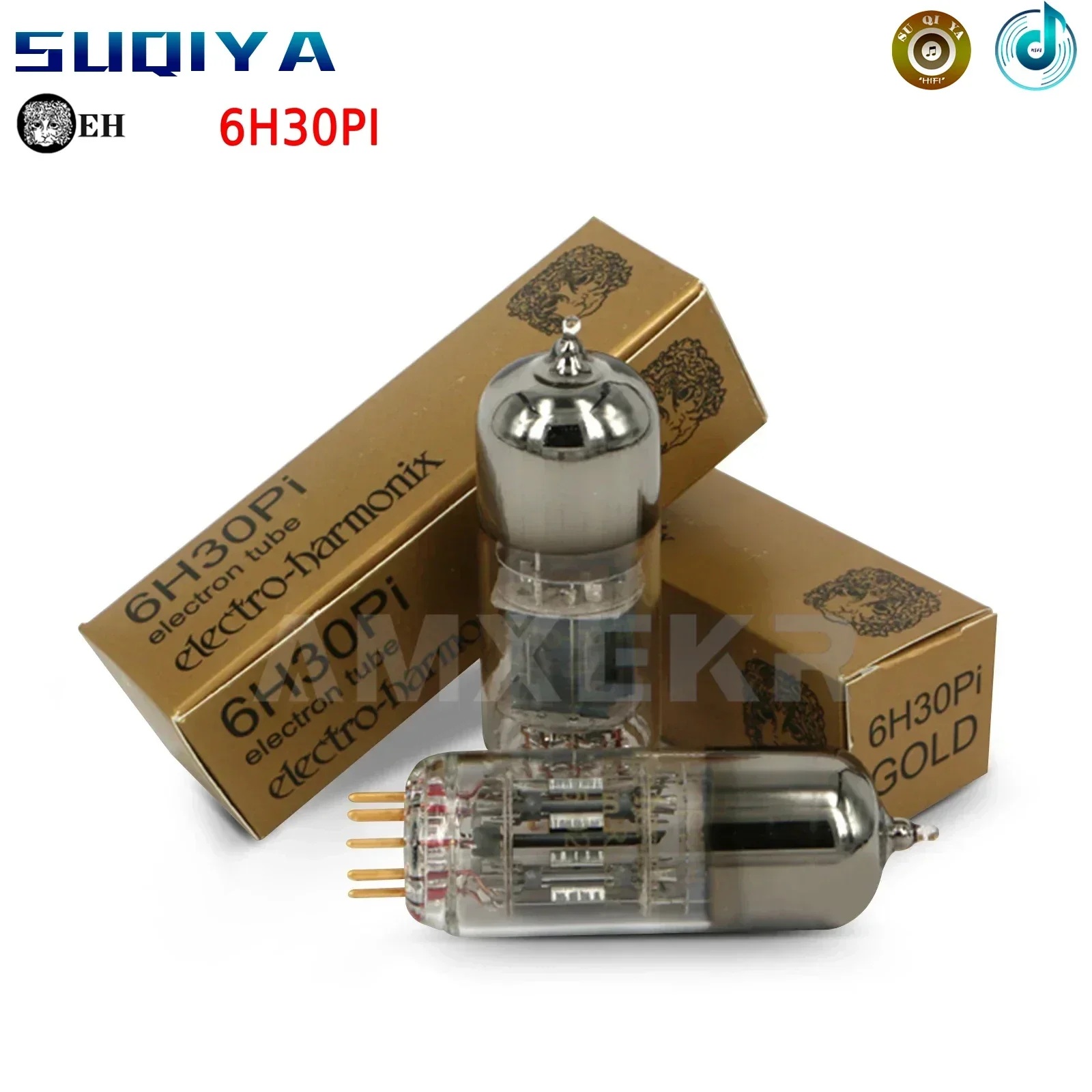 SUQIYA-Russian EH 6H30 6H30PI 6N6 Gold Foot Vacuum Tube Precision Matching Valve 6H30 Electronic Tubes for Amplifier