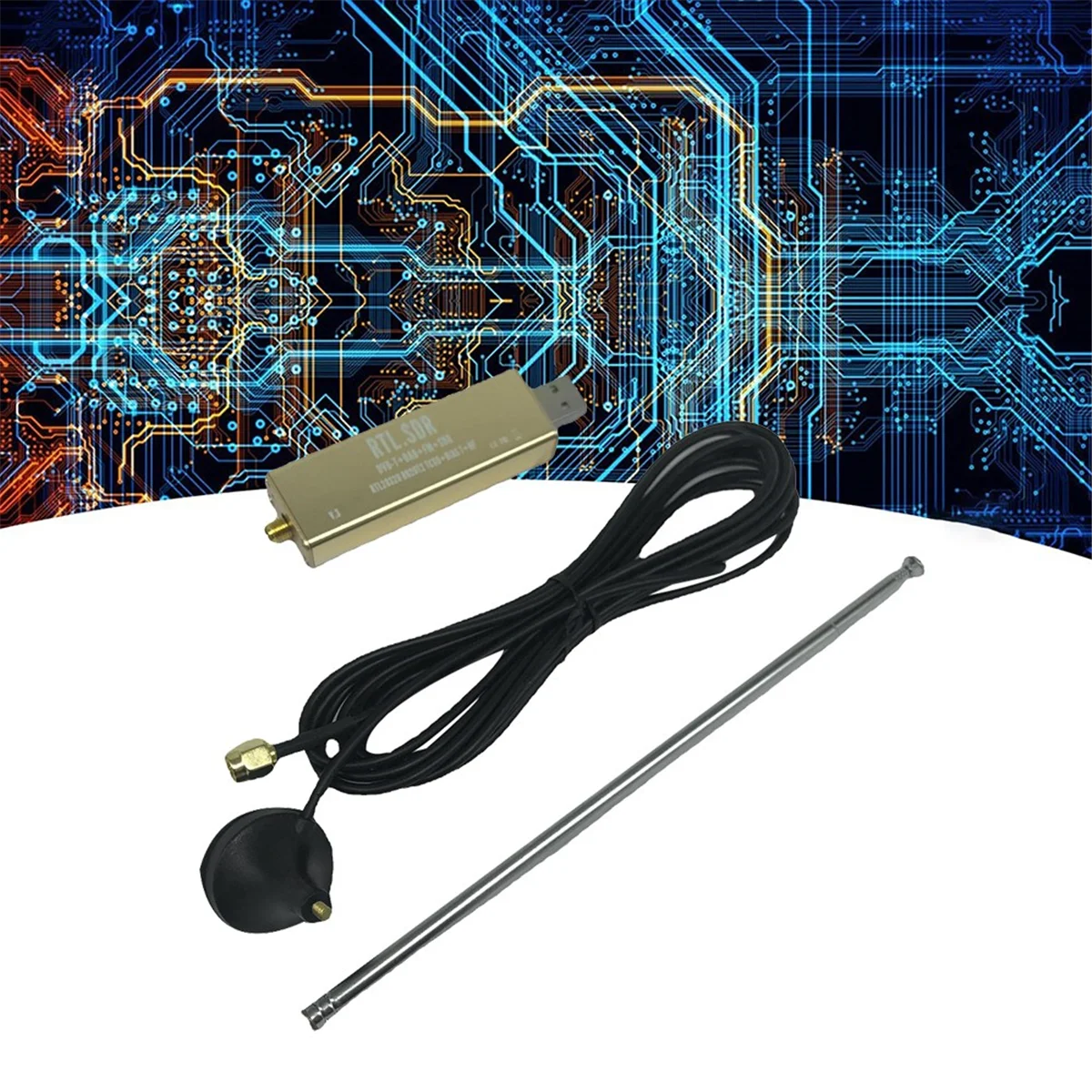 A57G-RTL SDR-приемник V3 Pro 100 кГц-1,7 ГГц Встроенный TCXO для радиолюбителей SDR RTL Aviation Band ADSB для UHF VHF HF AM FM