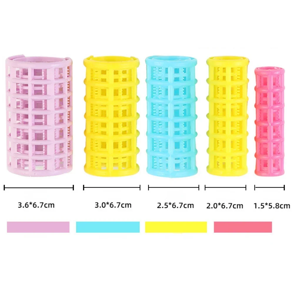 6-14pcs 5 Sizes Hairdressing Hair Curler Rollers Home Use DIY Magic Double Layer Styling Roller Roll Curler Hair Styling Tools view 3