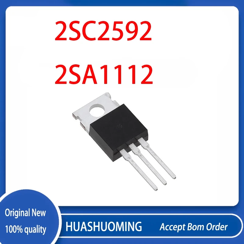 

5 пар/лот, новый оригинальный 2SC2592 C2592 2SA1112 A1112 TO-220