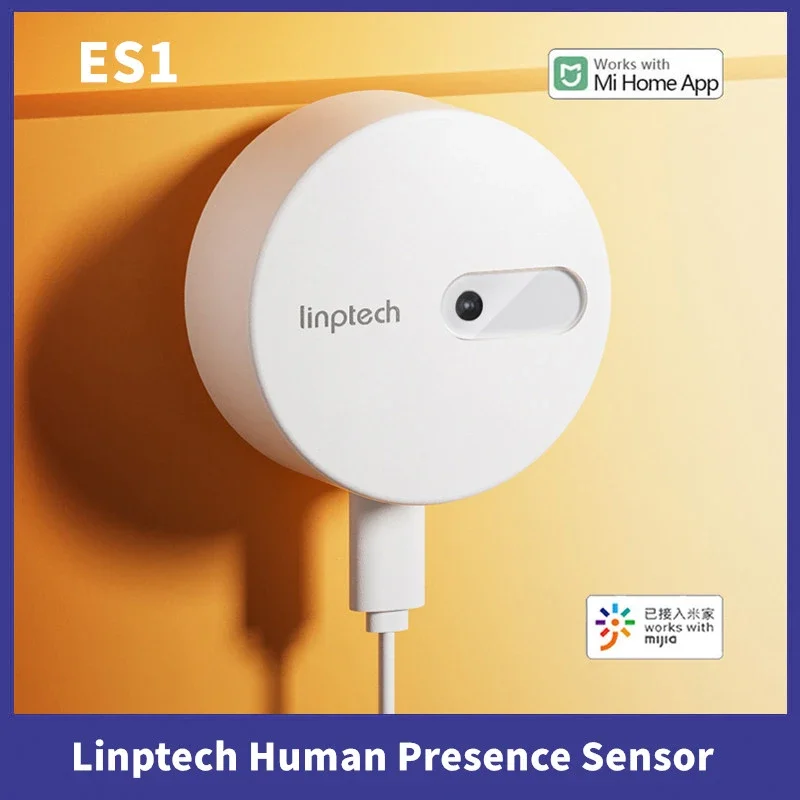 

Linptech Human Presence Sensor ES1 Millimeter Wave Radar Detection Smart Home Linkage 6m Sensing Distance Work With Mijia App