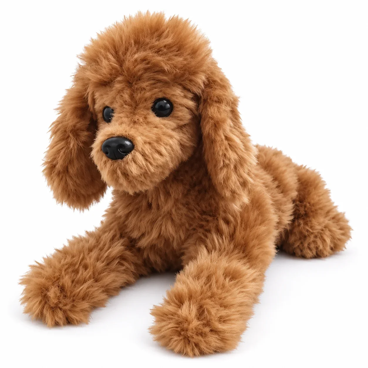 Lifelike Teddy Bear Plush Toy Dog 15.7-inch Super Large Simulation Dog Doll Soft Hug Soothing Doll Holiday Gift Home Decor