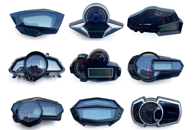 

LED Digital Speedometer Odometer dashboard For honda yamaha KTM kawasaki ninja 250 300 polaris on off road dirt bike R3 N19