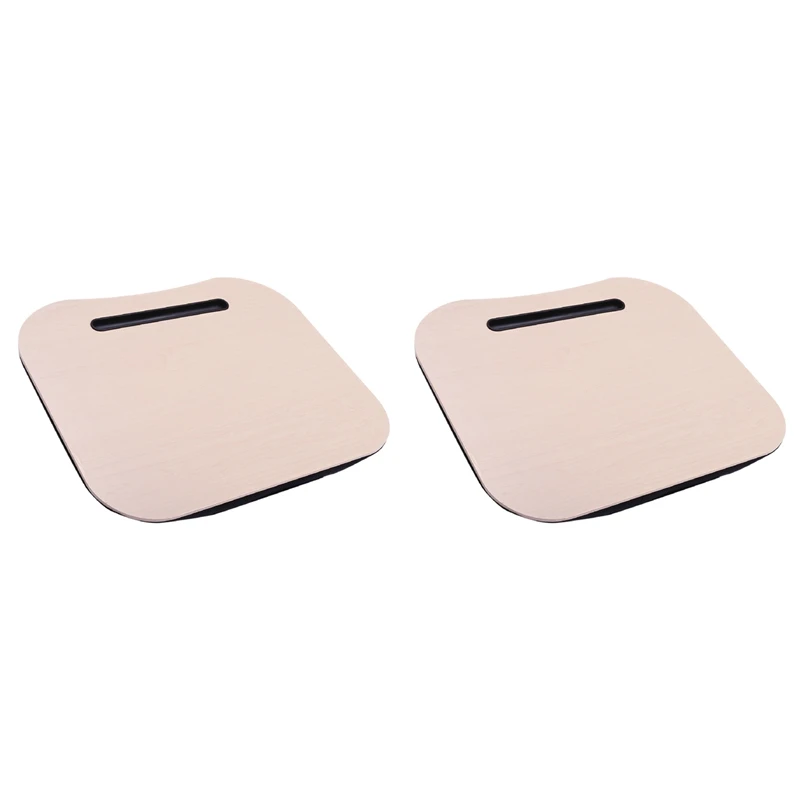 2X Desk Bed Cushion Knee Lap Handy Computer Reading Writing Table Tablet Tray Cup Holder Laptop Stand Cushion