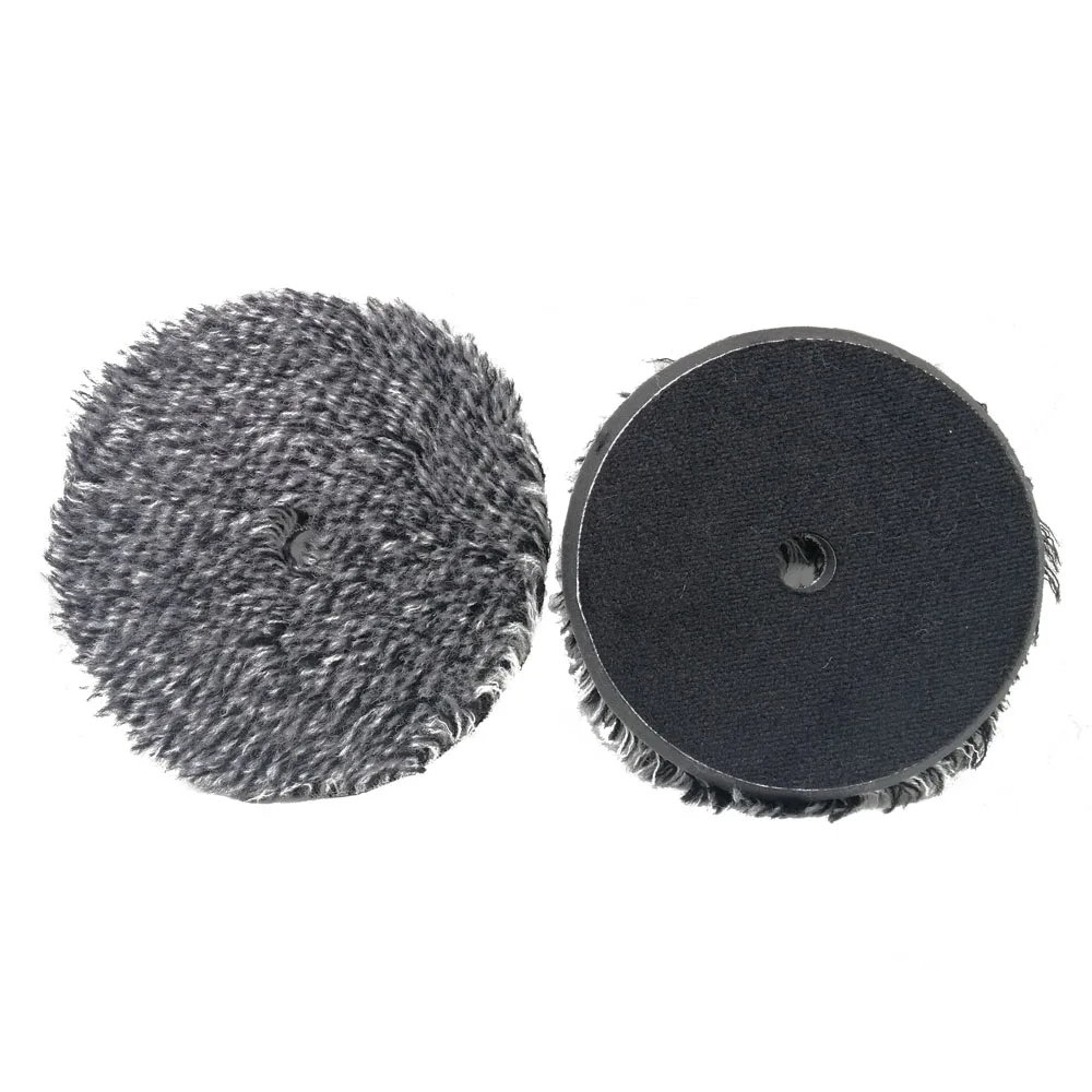 5/6 Inch Wool Polishing Pad High Density Lambs Woollen Polish buffing Pad for Car Polisher