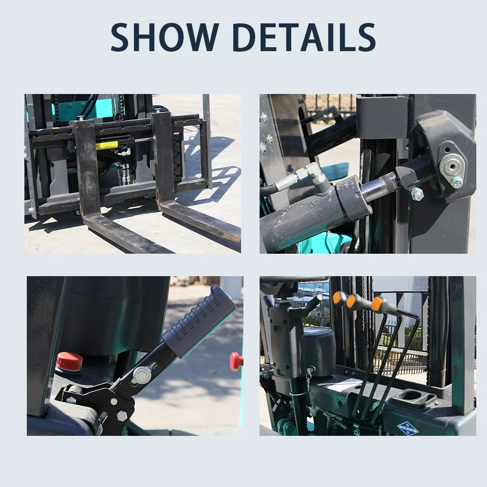 Pagamento completo, non un deposito, nave libera, carrello elevatore elettrico da 4000 libbre, capacità nominale del cambio laterale, camion sollevatore