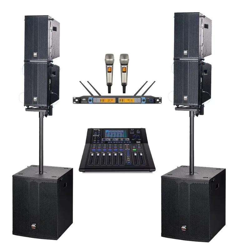 

Full Set Professional Audio Outdoor Speakers Sound System Powerful Line Array Speaker for Church